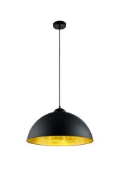 308000132 LAMPA WISZĄCA ROMINO II CZARNY MAT  - Mega RABATY W KOSZYKU %