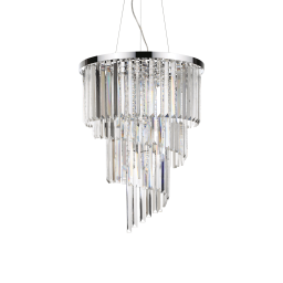 166247 Lampa wisząca carlton sp12 chrome Ideal Lux - Mega RABATY w koszyku %