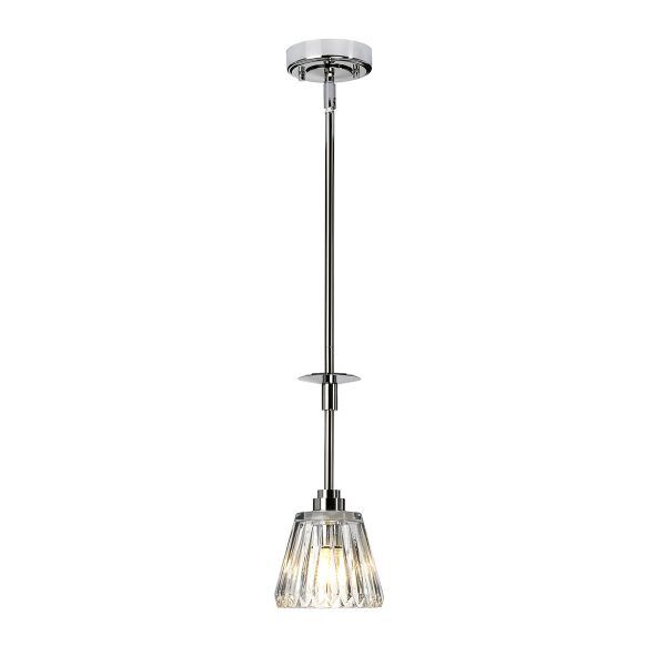 BATH-AGATHA1P-PC Lampa wisząca Agatha 1 – polerowany chrom Elstead - Mega RABATY w koszyku %