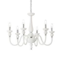 113678 Lampa wisząca doge sp6 white Ideal Lux - Mega RABATY w koszyku %