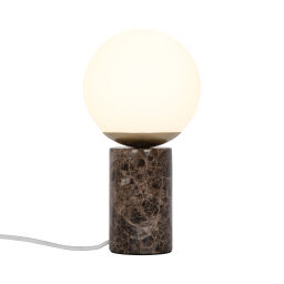 2213575018 Lilly Marble Lampa stołowa Brązowa Nordlux - Mega RABATY w Koszuku %