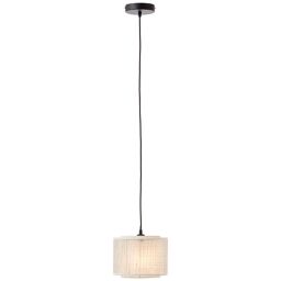 99481/09 Odar Lampa wisząca 22cm czarny/beżowy Brilliant