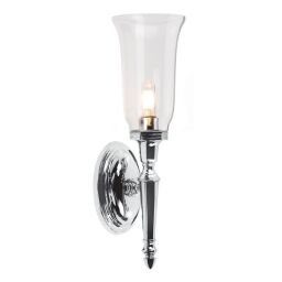 BATH-DRYDEN2-PC Lampa ścienna Dryden 1 Light – polerowany chrom Elstead - Mega RABATY w koszyku %