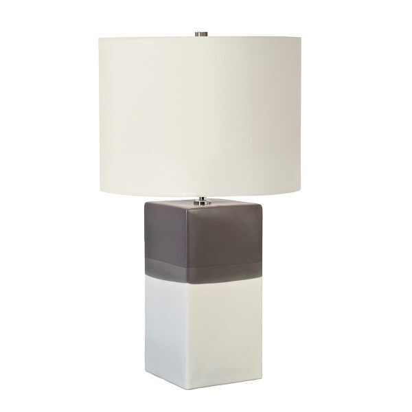 ALBA-TL-CREAM Lampa stołowa Alba 1 – kremowa Elstead - Mega RABATY w koszyku %