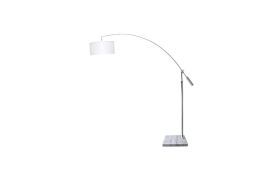 Lampa podłogowa BIANCA chrom-biała AZ0005 Azzardo