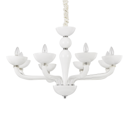 094045 Lampa wisząca casanova sp8 white Ideal Lux - Mega RABATY w koszyku %