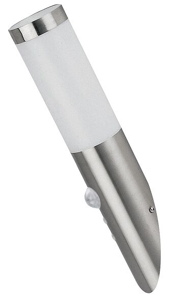 8266 Lampa Inox torch kinkiet skośny z czujnikiem ruchu