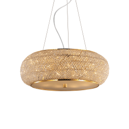 082257 Lampa wisząca pasha' sp10 gold Ideal Lux - Mega RABATY w koszyku %