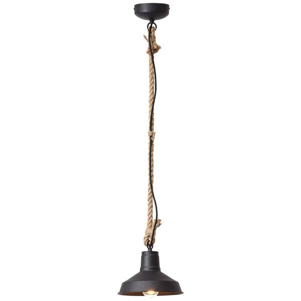 93405/86 Lampa wisząca Hank 24 cm czarny korund