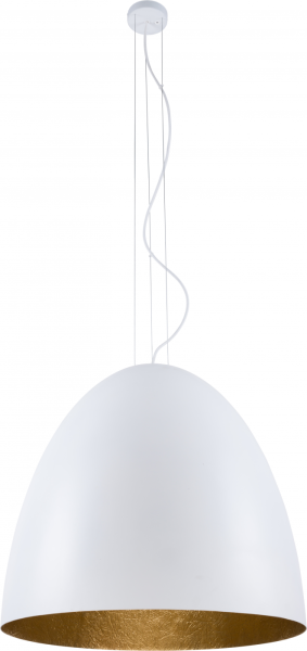 9025 Lampa EGG XL white-gold--rabaty 15% w koszyku