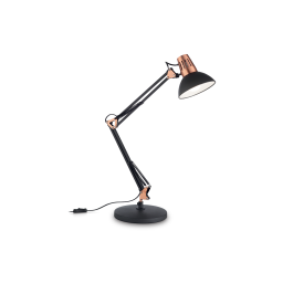 061191 Lampa stołowa wally tl1 black Ideal Lux - Mega RABATY w koszyku %