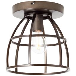 HK17875S76 Matrix lampa sufitowa 1-płomienny czarny antyczny