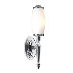 BATH-DRYDEN5-PC Lampa ścienna Dryden 1 Light – polerowany chrom Elstead - Mega RABATY w koszyku %