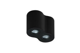 Lampa sufitowa - natynkowa BROSS 2 czarna - czarna AZ2136 Azzardo