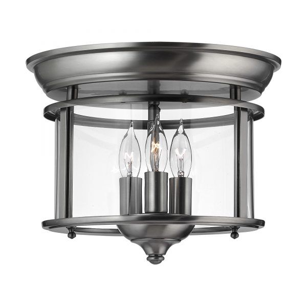 HK-GENTRY-F-PW Gentry 3 Light Flush Mount – cyny Elstead - Mega RABATY w koszyku %