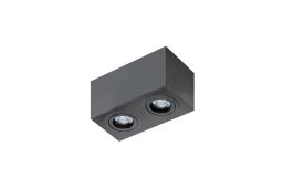 Spot BRANT 2 SQUARE BLACK AZ2827 Azzardo