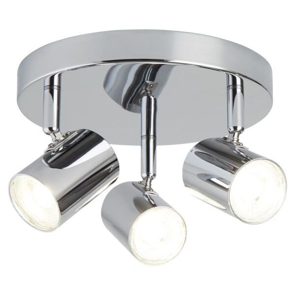 3173CC Rollo 3Lt Round reflektorek - Chrome Searchlight