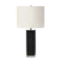 RIPPLE-TL-BLK-W Lampa stołowa Ripple – 1 źródło światła – Czarna Elstead - Mega RABATY w koszyku %