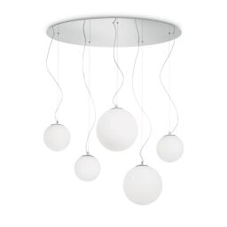 043562 Lampa wisząca mapa sp5 white Ideal Lux od ręki