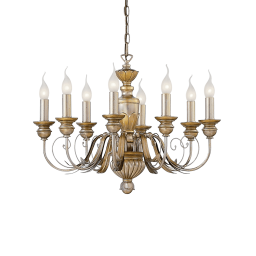 020839 Lampa stołowa firenze sp8 antique gold Ideal Lux - Mega RABATY w koszyku %