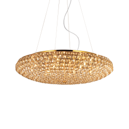 088020 Lampa wisząca king sp12 gold Ideal Lux - Mega RABATY w koszyku %