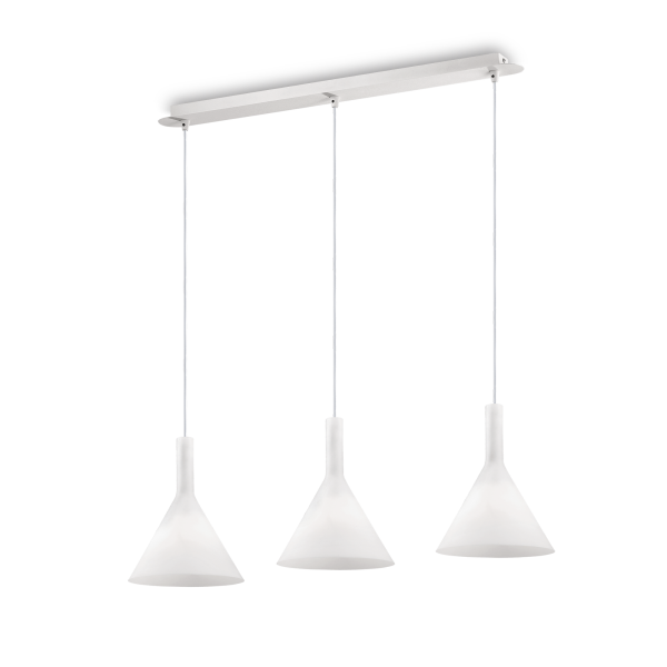 074245 Lampa wisząca cocktail sp3 white Ideal Lux - Mega RABATY w koszyku %