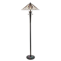 63934 Tiffany Astoria 2lt lampa stojąca Interiors1900 - rabaty 25% w koszyku