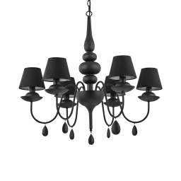 111872 Lampa wisząca blanche sp6 black Ideal Lux - Mega RABATY w koszyku %