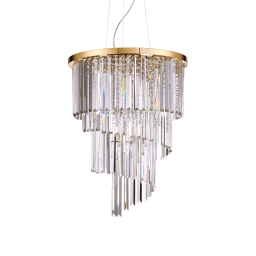 213521 Lampa wisząca carlton sp12 gold Ideal Lux - Mega RABATY w koszyku %