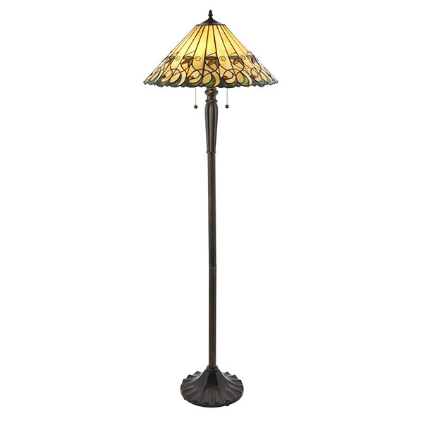 64192 Tiffany Jamelia 2lt lampa stojąca Interiors1900 - rabaty 25% w koszyku