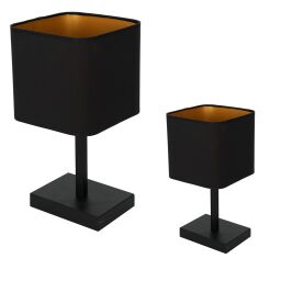 ML6369 Lampka stołowa NAPOLI BLACK/GOLD 1xE27 Milagro - rabaty 20% w koszyku