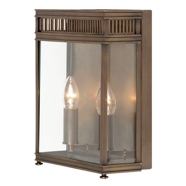 HL7-M-DB Holborn 2 Light Half Lantern Medium – Ciemny brąz Elstead - Mega RABATY w koszyku %