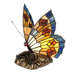 QZ-OBUTTERFLY-TL Lampy Tiffany Animal Butterfly Lampa Tiffany Elstead - Mega RABATY w koszyku %