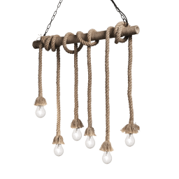 134826 Lampa wisząca canapa sp6 rope Ideal Lux - Mega RABATY w koszyku %