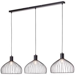 99605/06 Czarna lampa wisząca 3flg czarny mat Brilliant