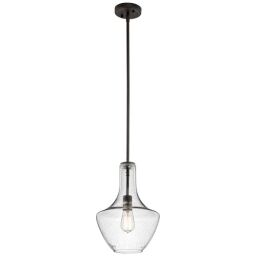 KL-EVERLY-P-S-OZ Mały lampa wisząca Everly 1 Light – Olde Bronze Elstead - Mega RABATY w koszyku %