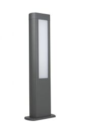 Evo GL15402 Lampa stojąca słupek ciemny popiel SU-MA - Mega RABATY W KOSZYKU %