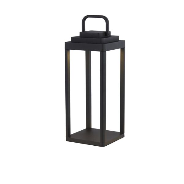 33502-350 Portobello Portable Lampa stołowa - czarny Metal, IP54 Searchlight