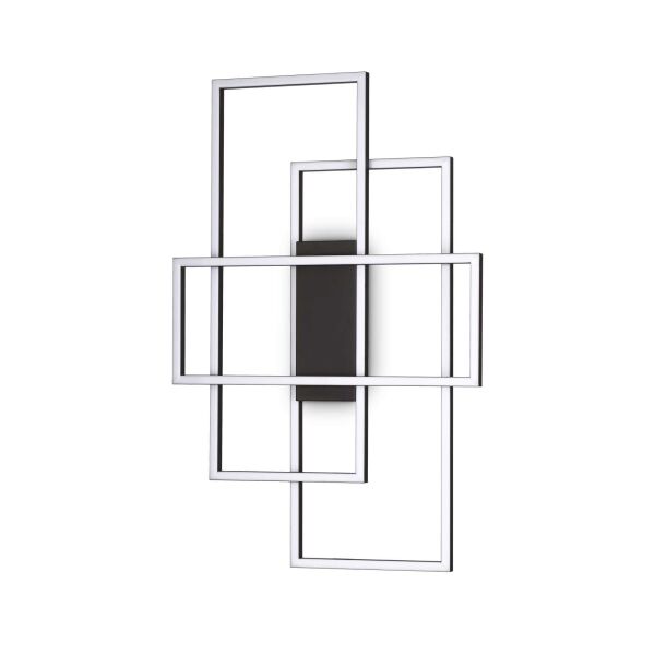 270661 Lampa frame pl rettangolo nero Ideal Lux - rabaty 15% w koszyku