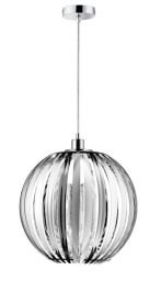 304100106 LAMPA WISZĄCA ZUCCA CHROM  - Mega RABATY W KOSZYKU %