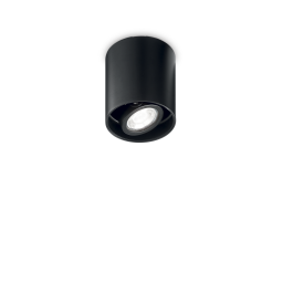 243924 Plafon mood pl1 d09 round black Ideal Lux - Mega RABATY w koszyku %