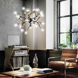 238241 Lampa wisząca spark sp24 black Ideal Lux - Mega RABATY w koszyku %