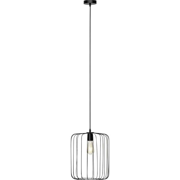 52870/06 Flavian lampa wisząca 32 cm czarny mat